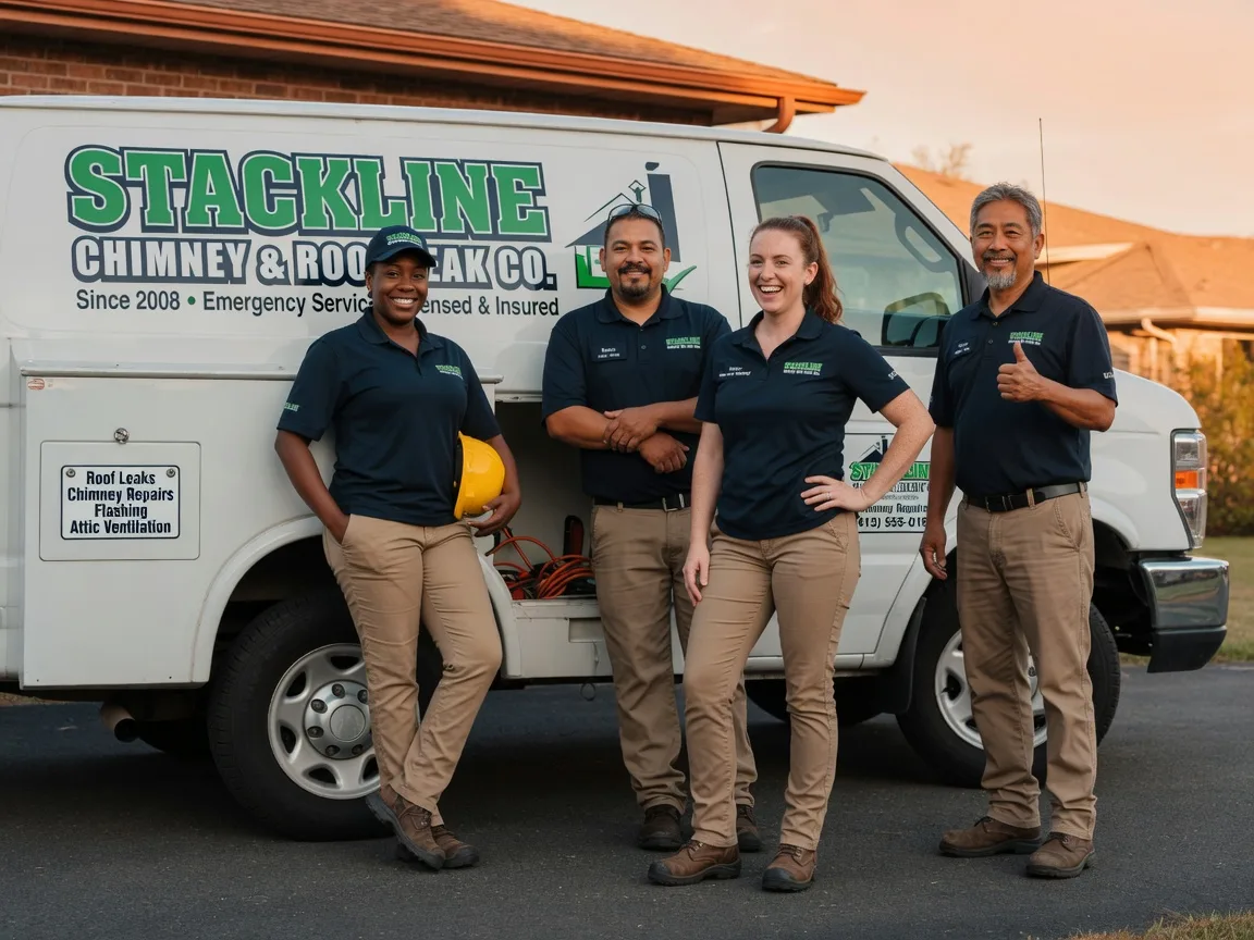 Chimney flashing repair company in Germantown, IL